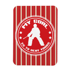 Zitat zum Hockey-Goalie Magnet