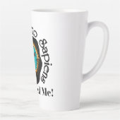 Zitat zum Homo Sapiens Earth Day Milchtasse (Rechts)