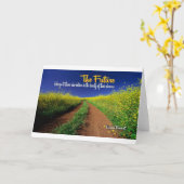 Zitat zum Inspirationstraum — Eleanor Roosevelt Karte (Gelbe Blume)