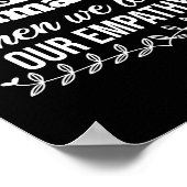 Zitat zum inspirierenden Empathie Poster (Ecke)