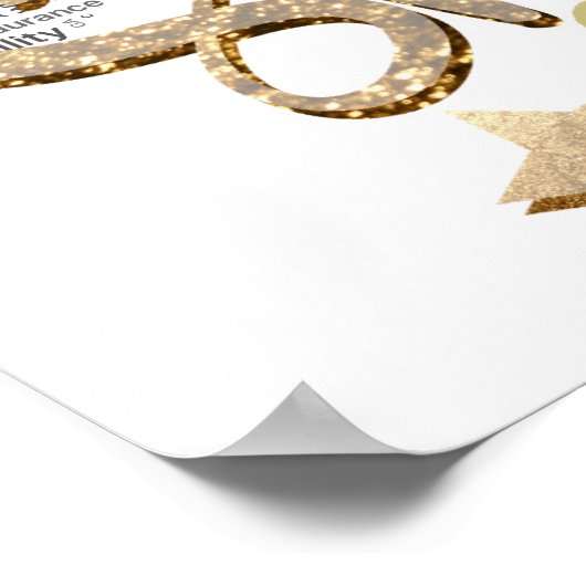 Zitat zum inspirierenden Netball Poster (Ecke)