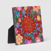 Zitat zum inspirierenden Niedliche Geburtstag Fotoplatte (Vorderseite)