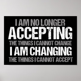 Zitat zum inspirierenden politischen Aktivismus Poster