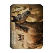 Zitat zum Kühlschrankmagnet von Pferden Magnet (Vertikal)