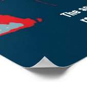 Zitat zum Kunsterfolg von Lion Pop Inspiration Poster (Ecke)