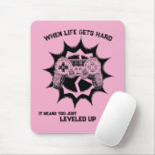 Zitat zum Levelaufstieg des Spielers Mousepad (Mit Mouse)