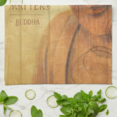 Zitat zum positiven Affirmative Mindfulness Buddhi Geschirrtuch (Gefaltet)