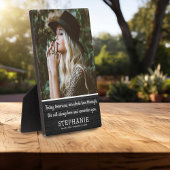 Zitat zum rustikalen Beileid | Foto Keepake Fotoplatte