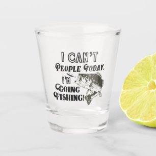 Zitat zum Sonnenbarsch Leute Sportler Hobby Schnapsglas