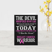 Zitat zum Thema Brustkrebs Karte (Gelbe Blume)