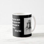 Zitat zum Thema Bull Kaffeetasse (VorderseiteRechts)