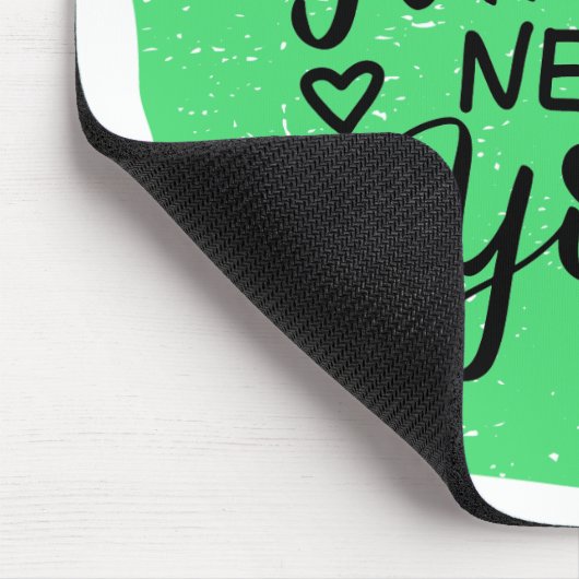 Zitat zum Thema Grün Mousepad (Ecke)