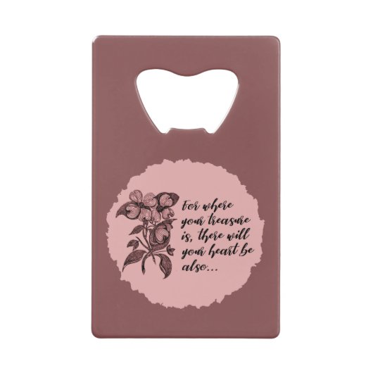 Zitat zum Thema Herz und Schatz Geldbeutel Flaschenöffner (Vorderseite)