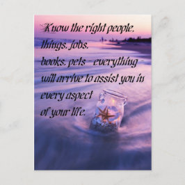 Zitat zum Thema Inspiration Postkarte