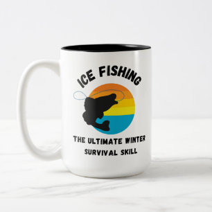 Zitat zum Thema Sonneneis Fischerei Zweifarbige Tasse
