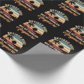 Zitat zum Thema "Witziges Ruhestand 2021 Männer Fr Geschenkpapier (Ecke)