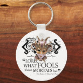 Zitat zum Traum der Nacht im Sommer Schlüsselanhänger (Vorderseite)