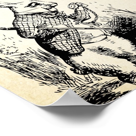 Zitat zur Alice im Wunderland - Der Hurrikan, den  Poster (Ecke)