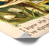 Zitat zur Alice im Wunderland - Ich wusste, wer ic Poster (Ecke)