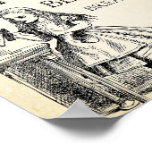 Zitat zur Alice im Wunderland - Sechs unmögliche D Poster (Ecke)