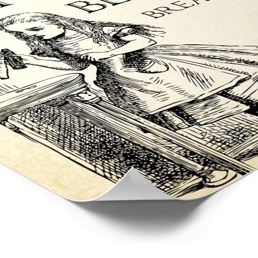 Zitat zur Alice im Wunderland - Sechs unmögliche D Poster (Ecke)