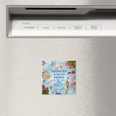 Zitat zur Alice im Wunderland - Vorstellungskraft Magnet (In Situ (Geschirrspüler))