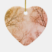 Zitat zur biblischen Liebe Keramik Ornament (Hinten)