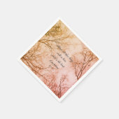 Zitat zur biblischen Liebe Serviette (Ecke)