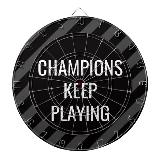 Zitat zur Black Man Höhle Dartscheibe (vorne)