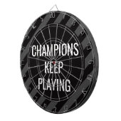 Zitat zur Black Man Höhle Dartscheibe (Vorderseite rechts)