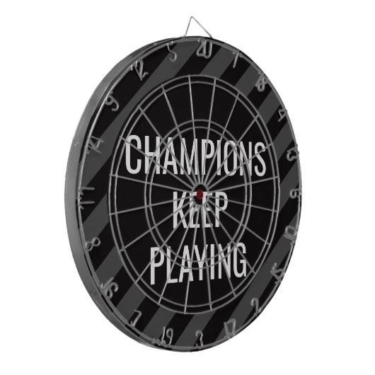 Zitat zur Black Man Höhle Dartscheibe (Vorderseite Links)