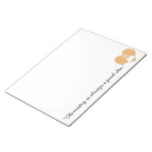 Zitat zur Chemie Notizblock (angewinkelt)