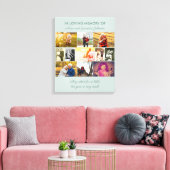 Zitat zur Erinnerung an die Liebe - FotoCollage Leinwanddruck (Insitu (Wohnzimmer))