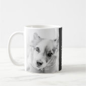 Zitat zur Erinnerung an Haustiere Modernes, einfac Kaffeetasse (Links)