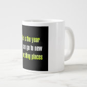 Zitat zur Ermutigung # 194 Jumbo-Tasse (Vorderseite Rechts)