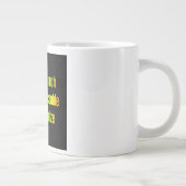 Zitat zur Ermutigung # 295 Jumbo-Tasse (Rechts)
