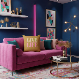 Zitat zur Förderung der positiven Einstellung Kissen