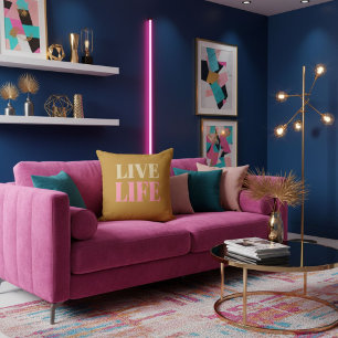 Zitat zur Förderung der positiven Einstellung Kissen