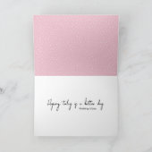 Zitat zur Förderung von Polka-Punkten Karte (Innenseite)