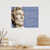 Zitat zur Freiheit und Tyrannei Poster (Küche)