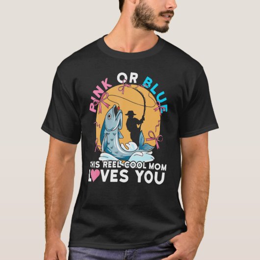 Zitat zur Geschlechtsenthüllung Rosa oder Blau für T-Shirt (Vorderseite)