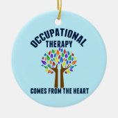 Zitat zur hübschen Arbeitstherapie Keramik Ornament (Vorne)