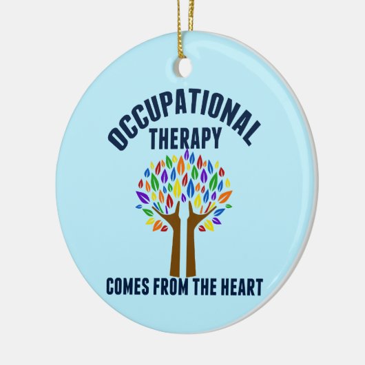 Zitat zur hübschen Arbeitstherapie Keramik Ornament (Links)