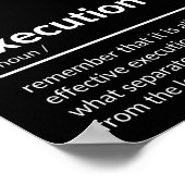 Zitat zur Inspiration Poster (Ecke)