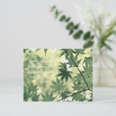 Zitat zur Inspiration Postkarte (Stehend Vorderseite)