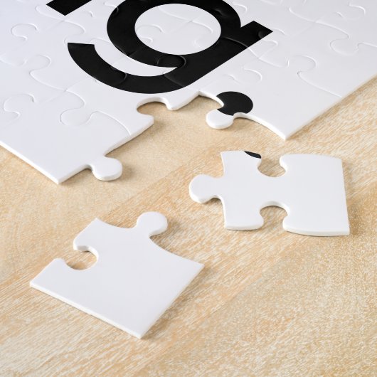 Zitat zur Inspiration | Schwarz und Weiß Puzzle (Seite)