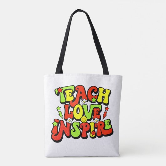 Zitat zur Inspiration Tasche (Rückseite)