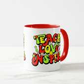 Zitat zur Inspiration Tasse (VorderseiteRechts)