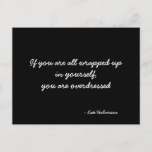 Zitat zur inspirierenden Postkarte