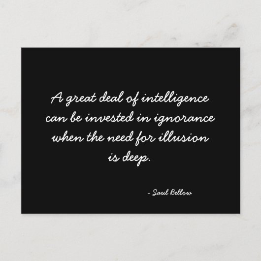 Zitat zur inspirierenden Postkarte (Vorderseite)